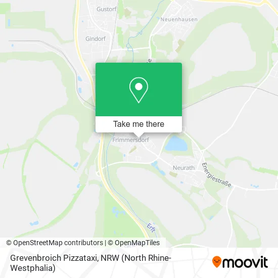 Карта Grevenbroich Pizzataxi