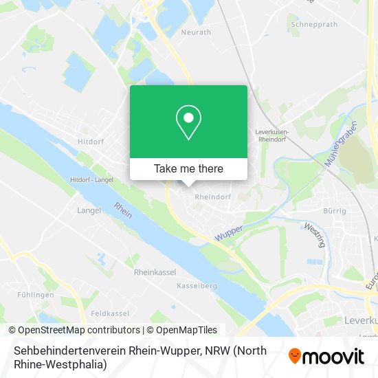 Карта Sehbehindertenverein Rhein-Wupper