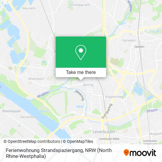 Ferienwohnung Strandspaziergang map