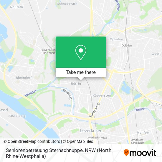 Seniorenbetreuung Sternschnuppe map