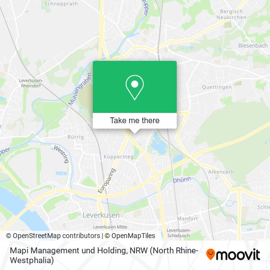 Mapi Management und Holding map