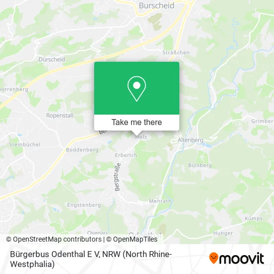 Карта Bürgerbus Odenthal E V