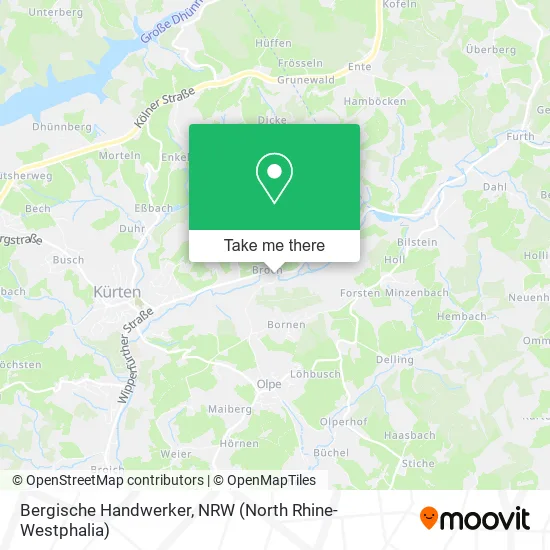 Карта Bergische Handwerker