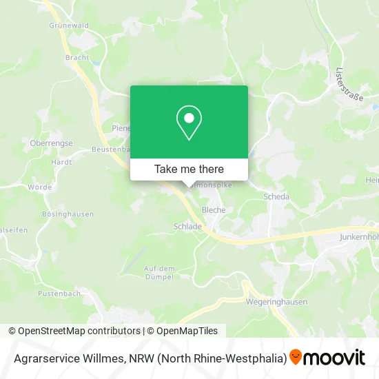 Карта Agrarservice Willmes