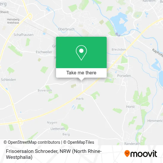 Frisoersalon Schroeder map