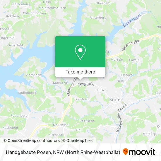 Карта Handgebaute Posen