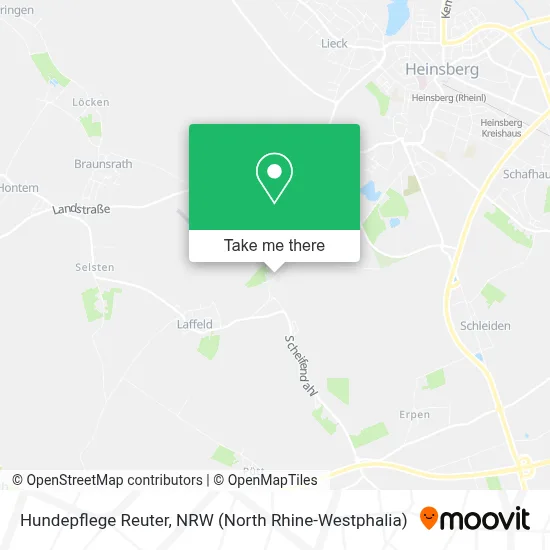 Hundepflege Reuter map