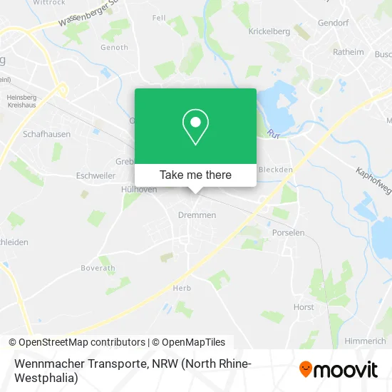 Карта Wennmacher Transporte