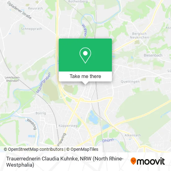 Карта Trauerrednerin Claudia Kuhnke