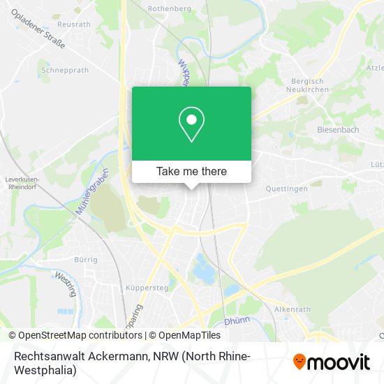 Rechtsanwalt Ackermann map