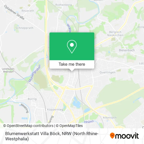 Карта Blumenwerkstatt Villa Böck