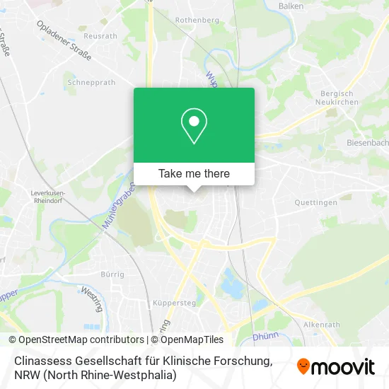 Карта Clinassess Gesellschaft für Klinische Forschung