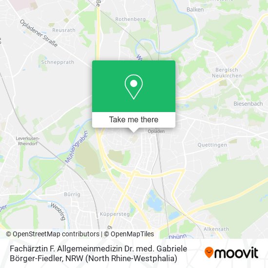 Fachärztin F. Allgemeinmedizin Dr. med. Gabriele Börger-Fiedler map