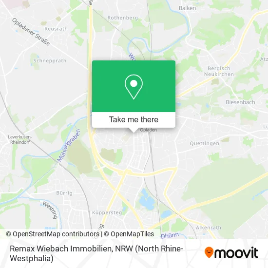 Remax Wiebach Immobilien map