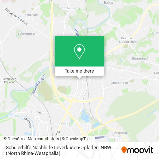 Schülerhilfe Nachhilfe Leverkusen-Opladen map