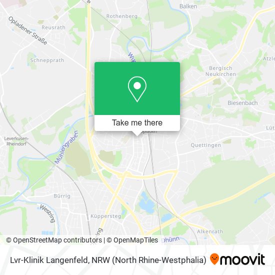 Lvr-Klinik Langenfeld map