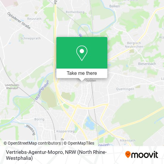Vertriebs-Agentur-Mopro map