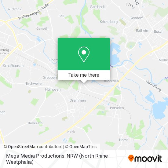 Mega Media Productions map