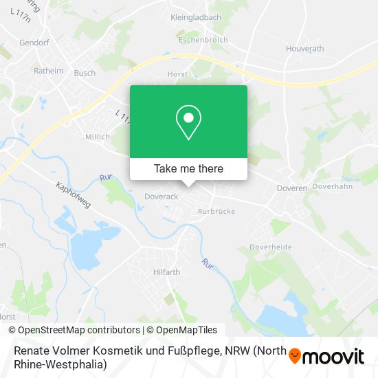 Renate Volmer Kosmetik und Fußpflege map