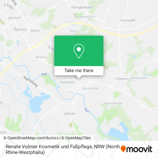 Карта Renate Volmer Kosmetik und Fußpflege