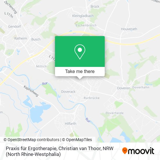 Praxis für Ergotherapie, Christian van Thoor map