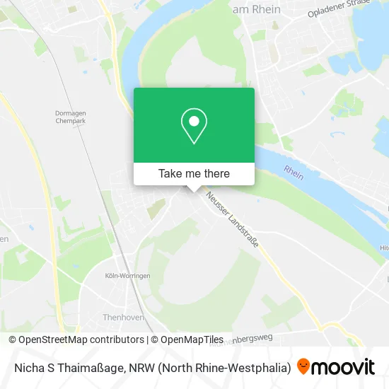 Карта Nicha S Thaimaßage