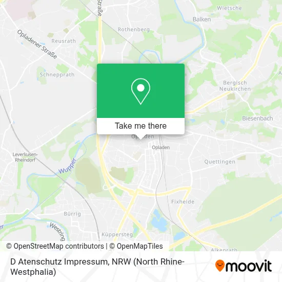 D Atenschutz Impressum map