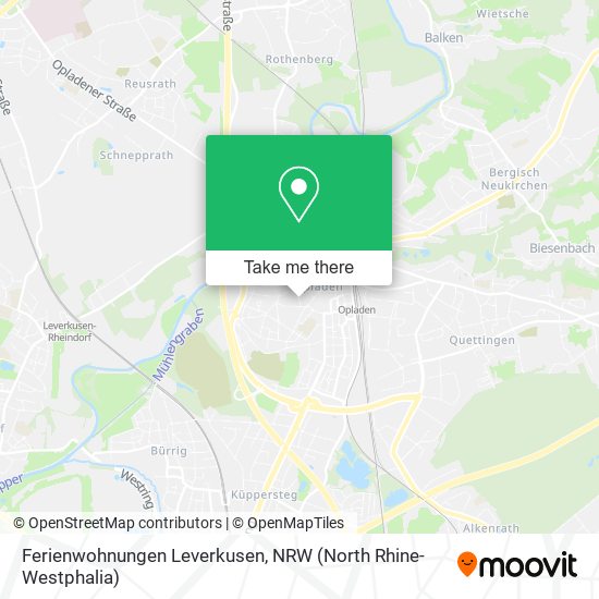 Ferienwohnungen Leverkusen map
