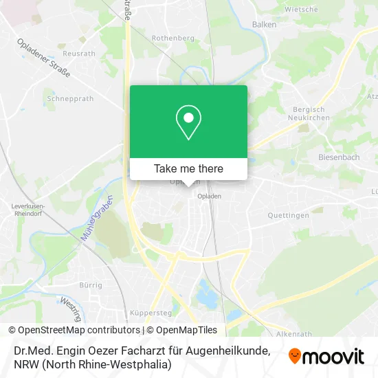 Dr.Med. Engin Oezer Facharzt für Augenheilkunde map