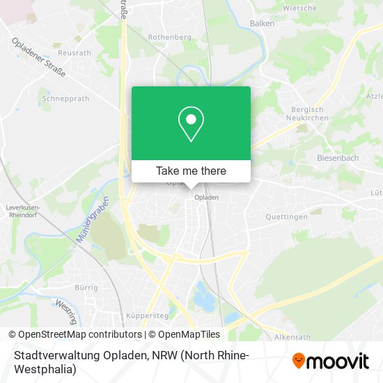 Stadtverwaltung Opladen map