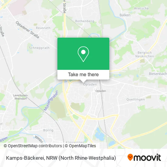 Карта Kamps-Bäckerei