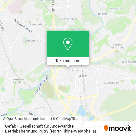 Gefab - Gesellschaft für Angewandte Betriebsberatung map