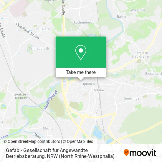 Карта Gefab - Gesellschaft für Angewandte Betriebsberatung