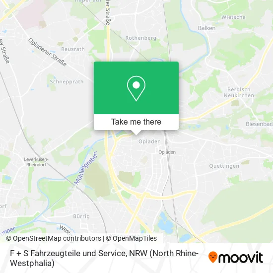 F + S Fahrzeugteile und Service map