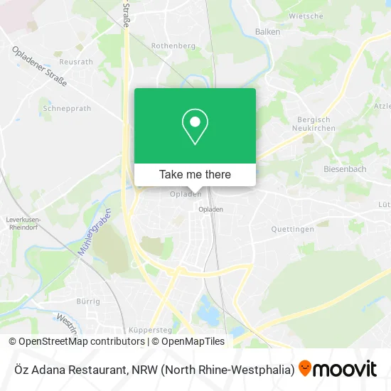 Карта Öz Adana Restaurant