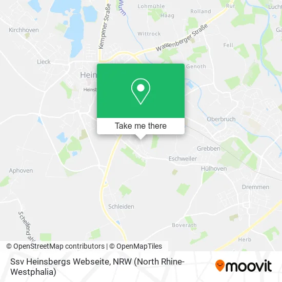 Карта Ssv Heinsbergs Webseite