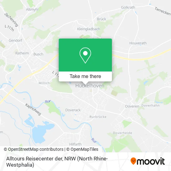 Карта Alltours Reisecenter der