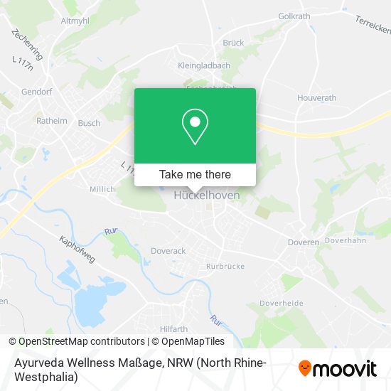 Ayurveda Wellness Maßage map