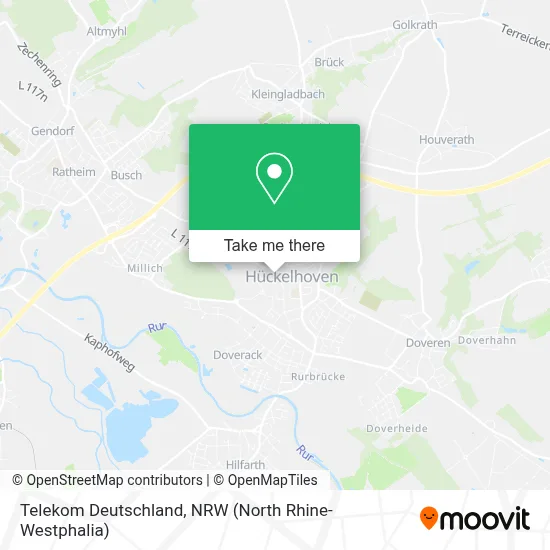 Telekom Deutschland map