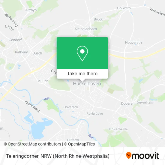 Карта Teleringcorner