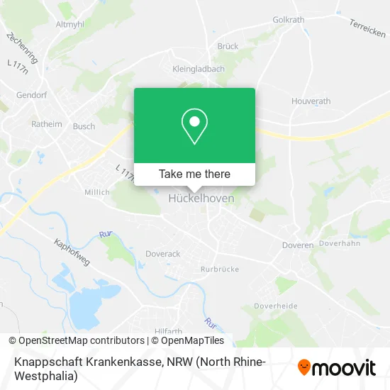 Knappschaft Krankenkasse map