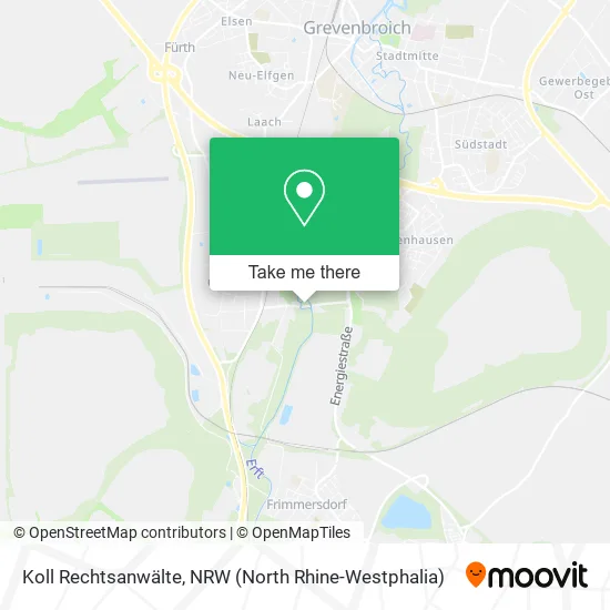 Карта Koll Rechtsanwälte