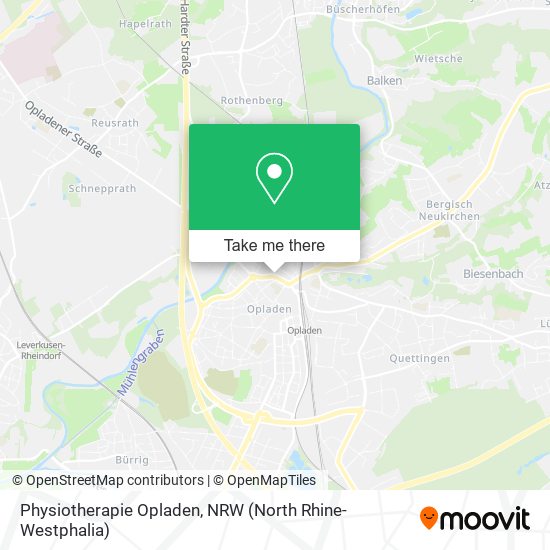 Physiotherapie Opladen map