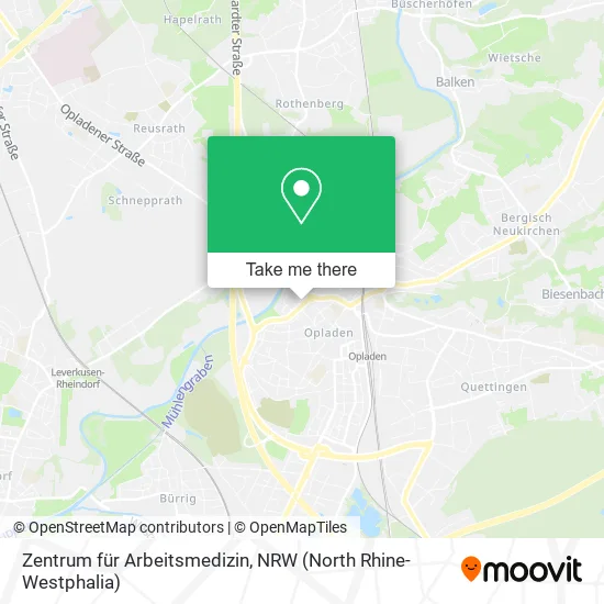 Карта Zentrum für Arbeitsmedizin