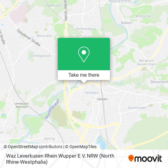 Waz Leverkusen Rhein Wupper E V map