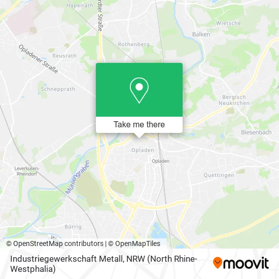 Карта Industriegewerkschaft Metall