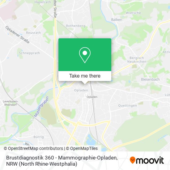 Brustdiagnostik 360 - Mammographie-Opladen map