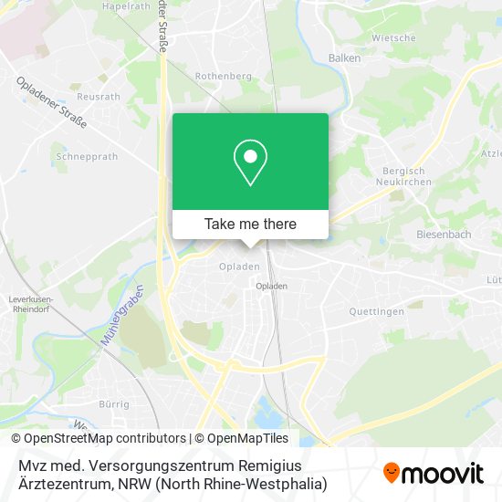 Mvz med. Versorgungszentrum Remigius Ärztezentrum map