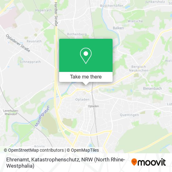 Ehrenamt, Katastrophenschutz map