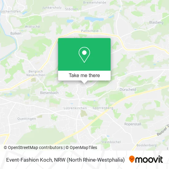 Event-Fashion Koch map